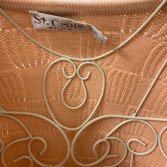 Vintage St. Croix classic knit sweater winter v-neck long sleeves size M - Picture 7 of 10